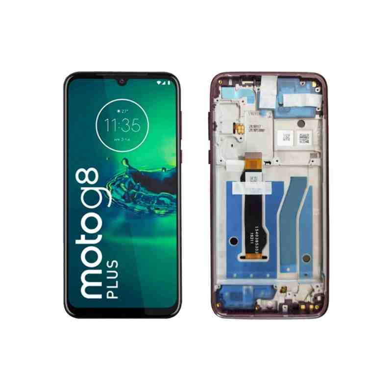 MODULO MOTOROLA MOTO G8 PLUS CON MARCO